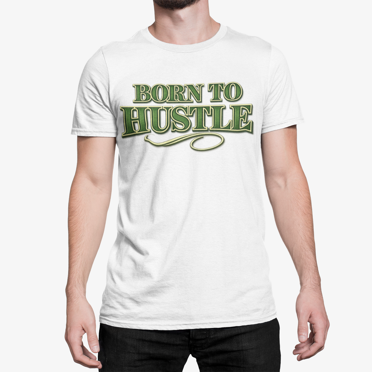 Born to Hustle Unisex T-Shirt | Motivational Graphic Tee | Entrepreneur Mindset Shirt | Hustle Culture Streetwear