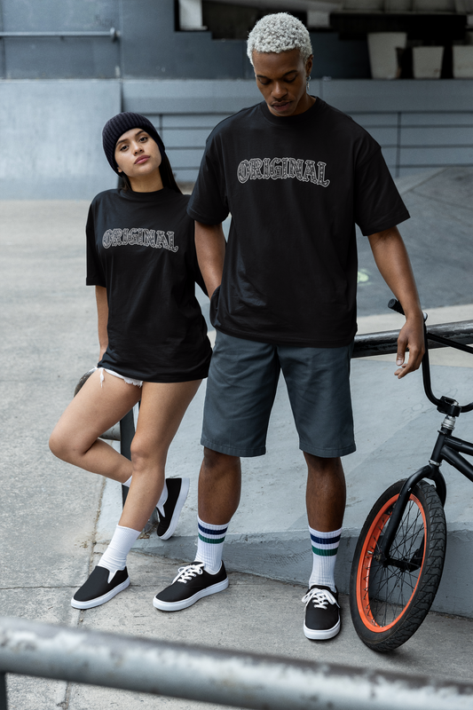 Original Shirt, Bandana Print Tee, Old English Font Shirt, Streetwear Graphic Tee, Urban Fashion Tee, Hip Hop Style Shirt, Gift for Him Her