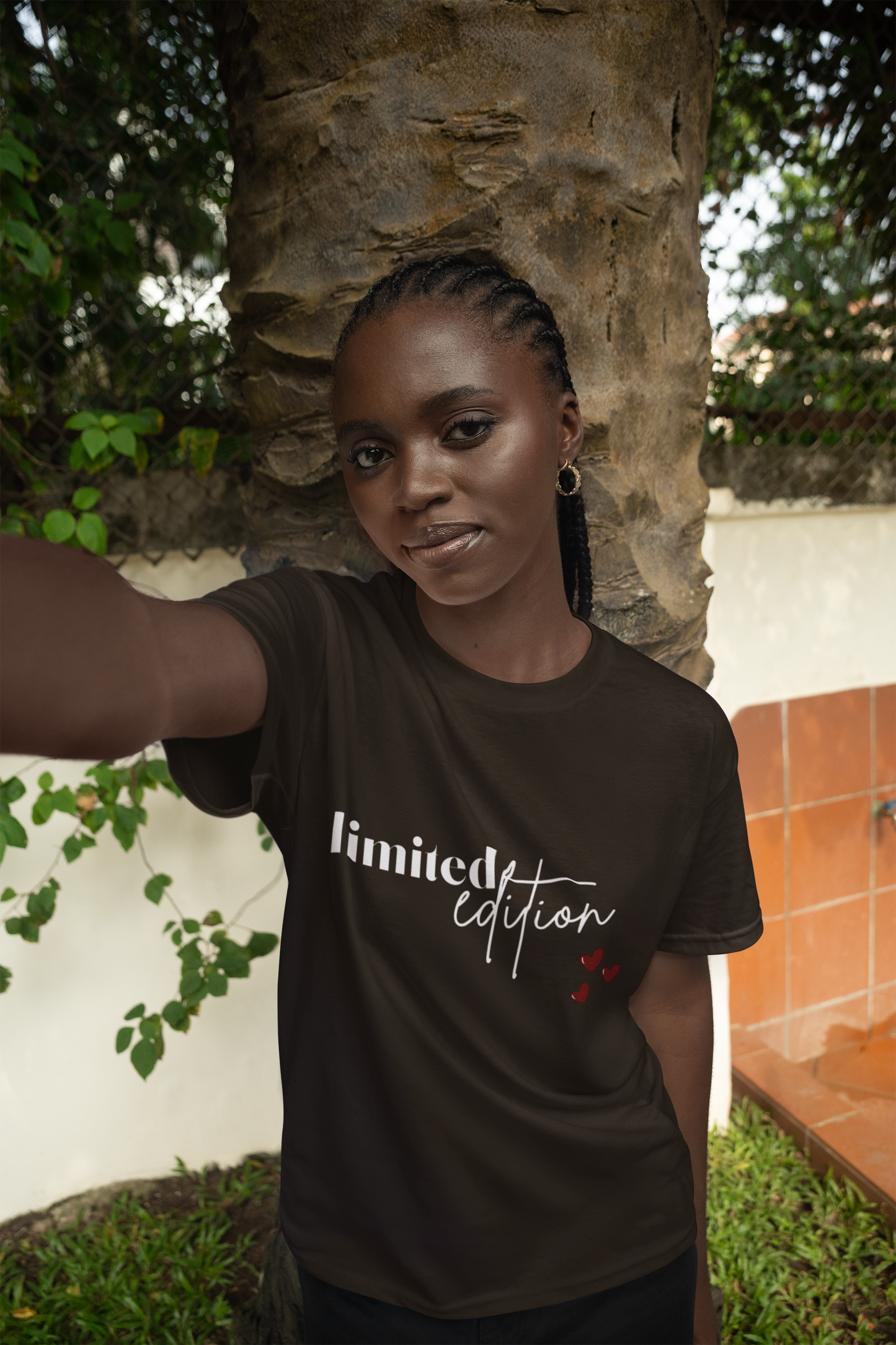 Limited Edition Hearts Graphic T-Shirt