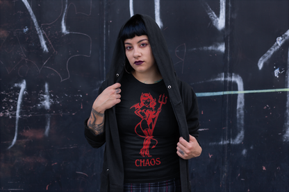 She Devil Graphic Tee, Bold Streetwear, Cotton Blend