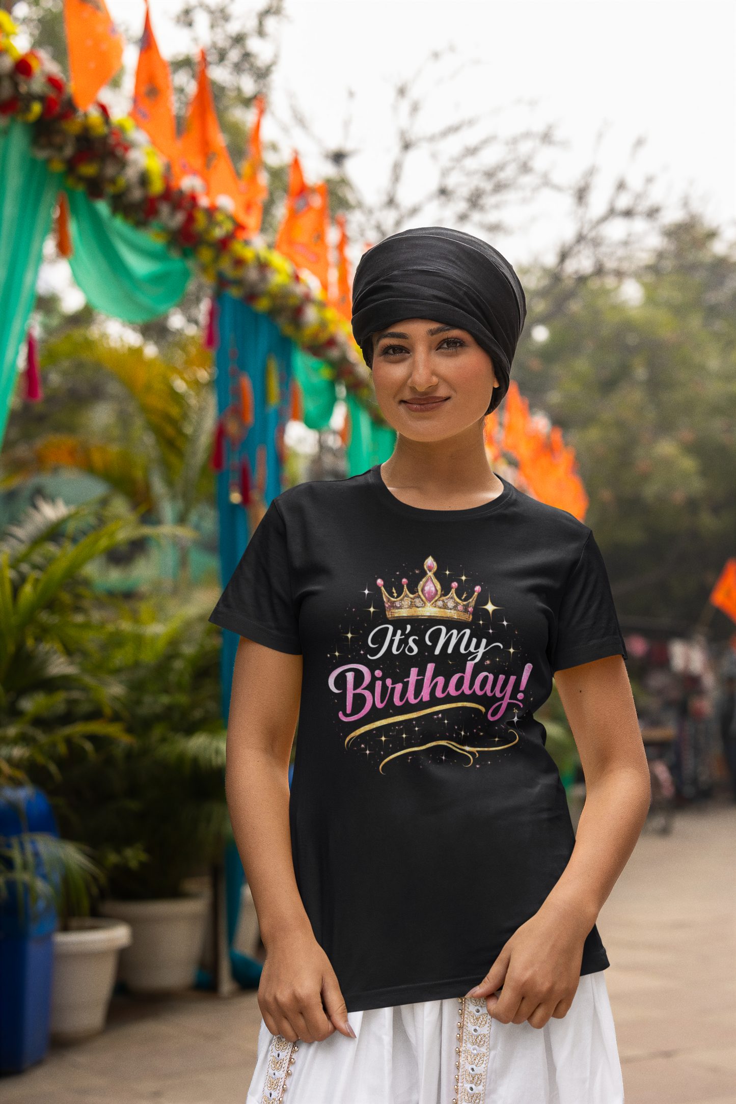 It’s My Birthday Crown Graphic T-Shirt – Birthday Girl Celebration Party Shirt for Women