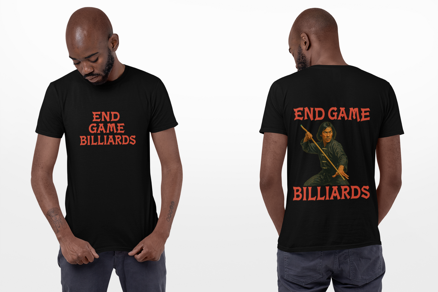 End Game Billiards – Martial Arts Cue Master Tee