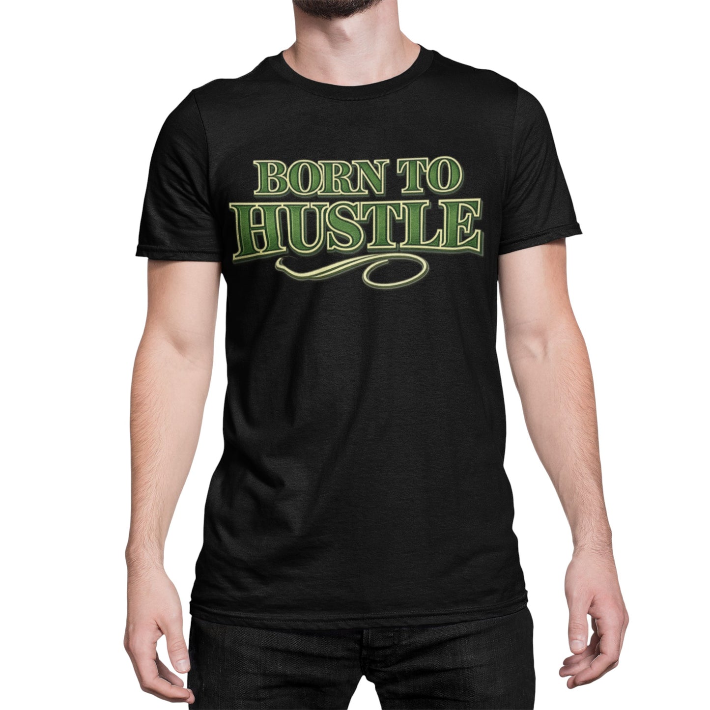 Born to Hustle Unisex T-Shirt | Motivational Graphic Tee | Entrepreneur Mindset Shirt | Hustle Culture Streetwear
