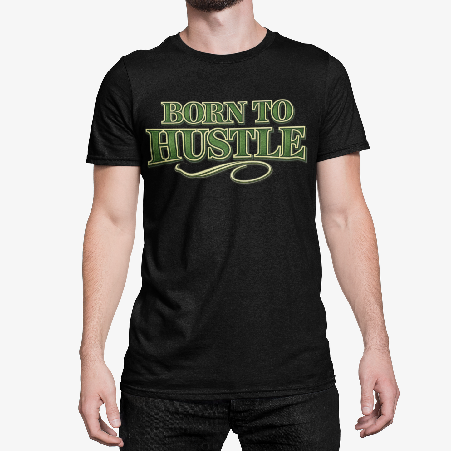Born to Hustle Unisex T-Shirt | Motivational Graphic Tee | Entrepreneur Mindset Shirt | Hustle Culture Streetwear