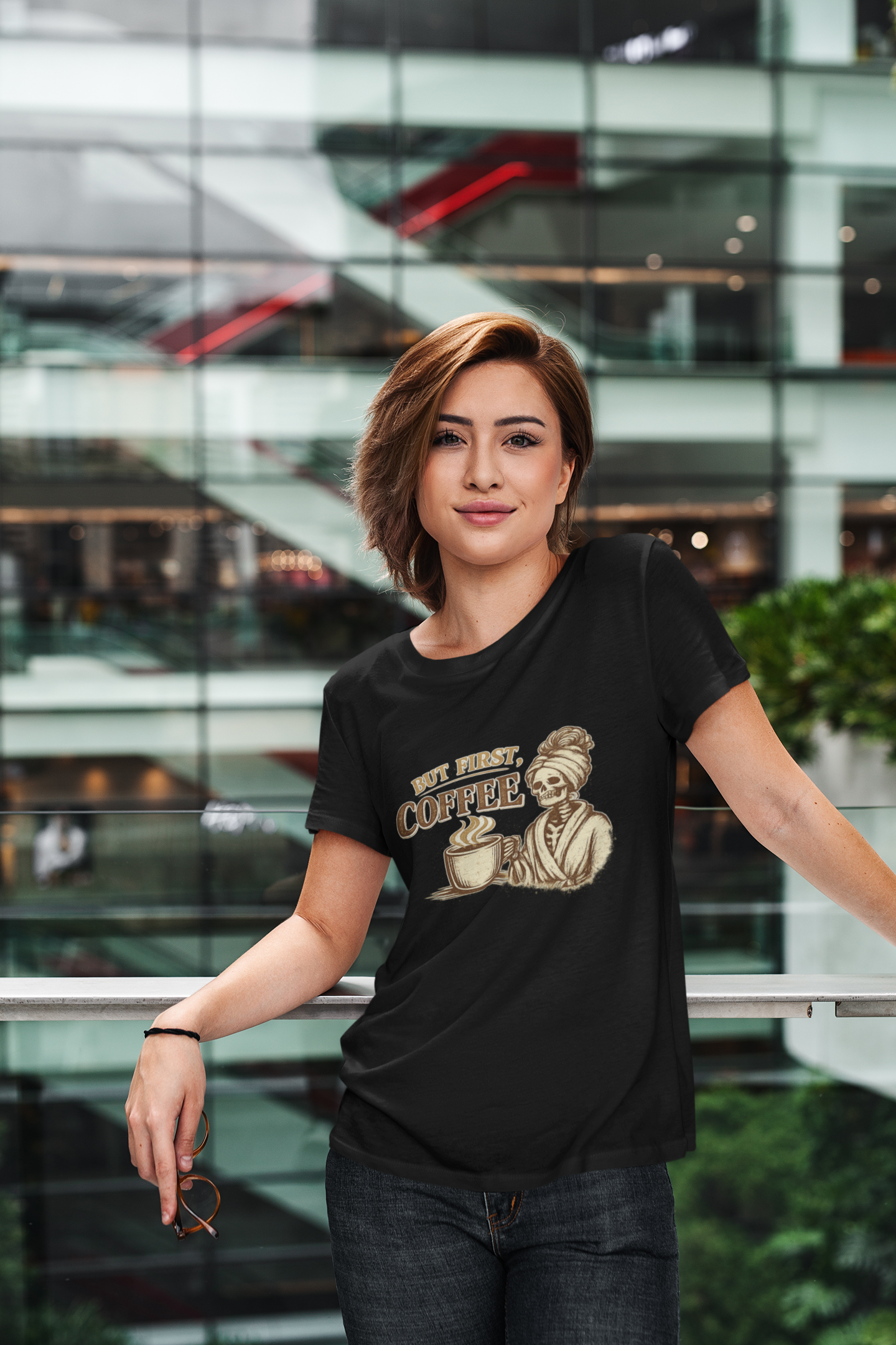 But First, Coffee T-Shirt | Vintage Coffee Lover Tee | Cozy Retro Funny Graphic Shirt