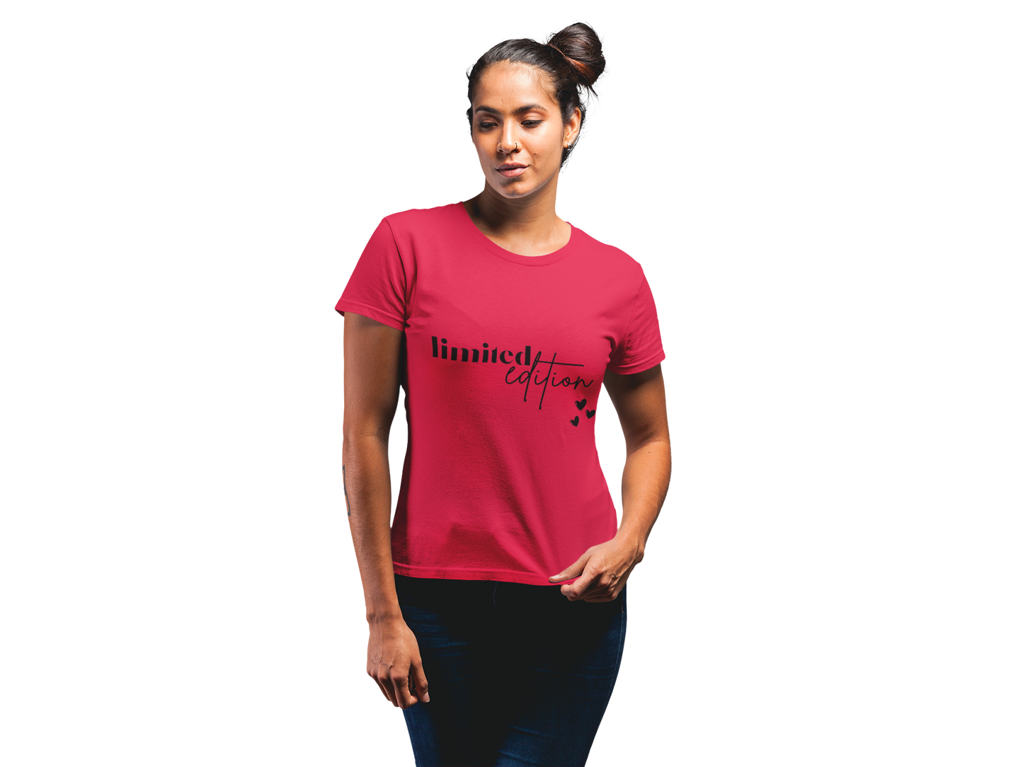 Limited Edition Hearts Graphic T-Shirt