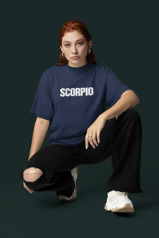 Scorpio Zodiac Sign Shirt, Astrology Symbol Tee, Zodiac Gift, Unisex Streetwear Shirt