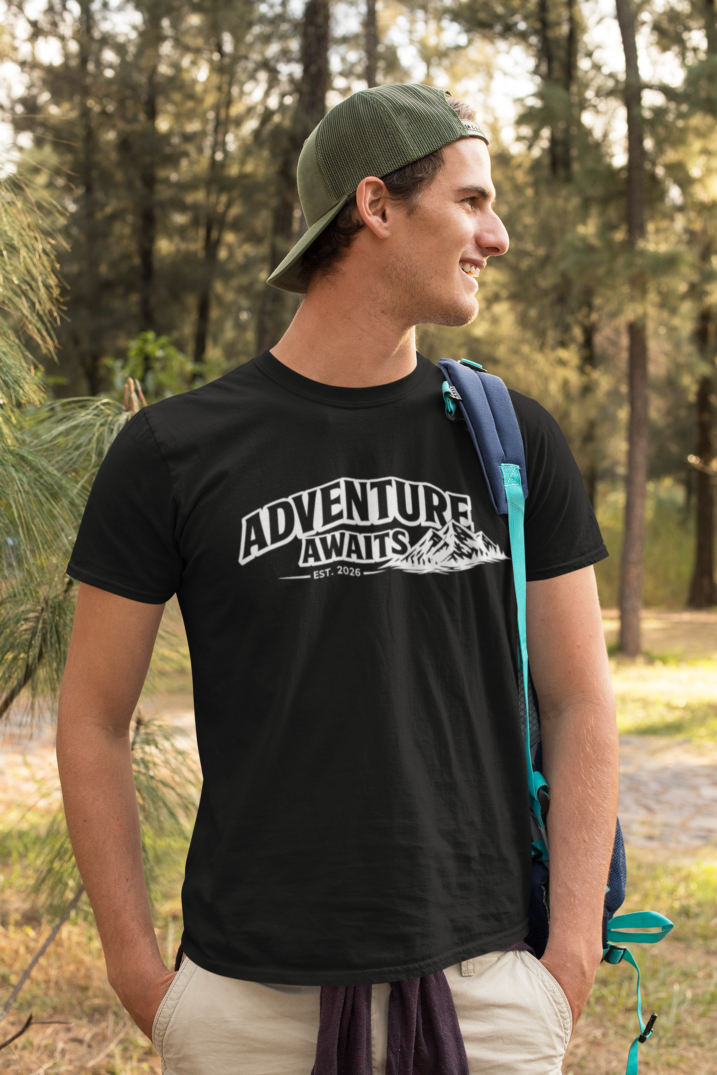 Adventure Awaits Retro National Park T-Shirt – Outdoor Graphic Tee | Unisex Streetwear