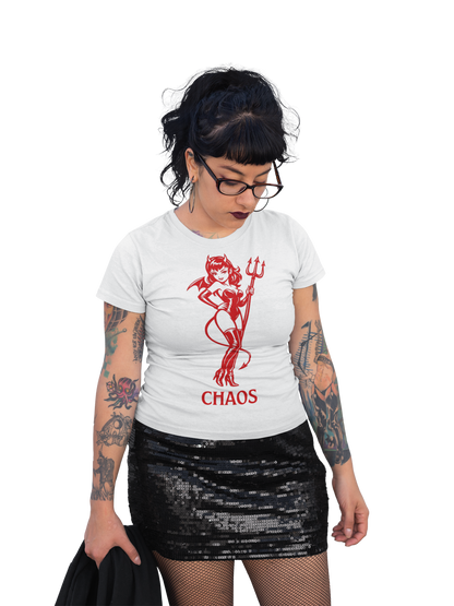 She Devil Graphic Tee, Bold Streetwear, Cotton Blend