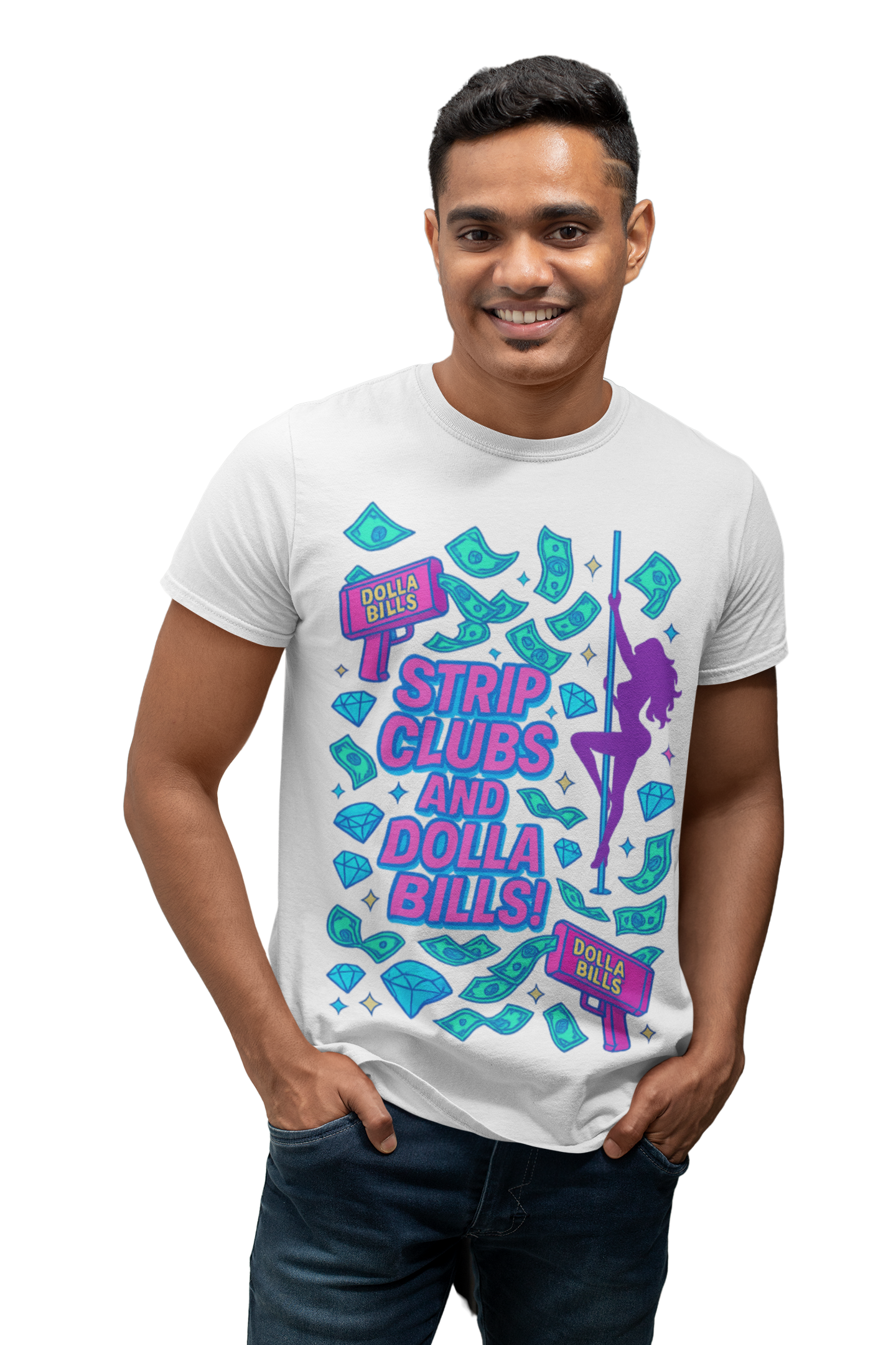 Strip Clubs and Dolla Bills Tee