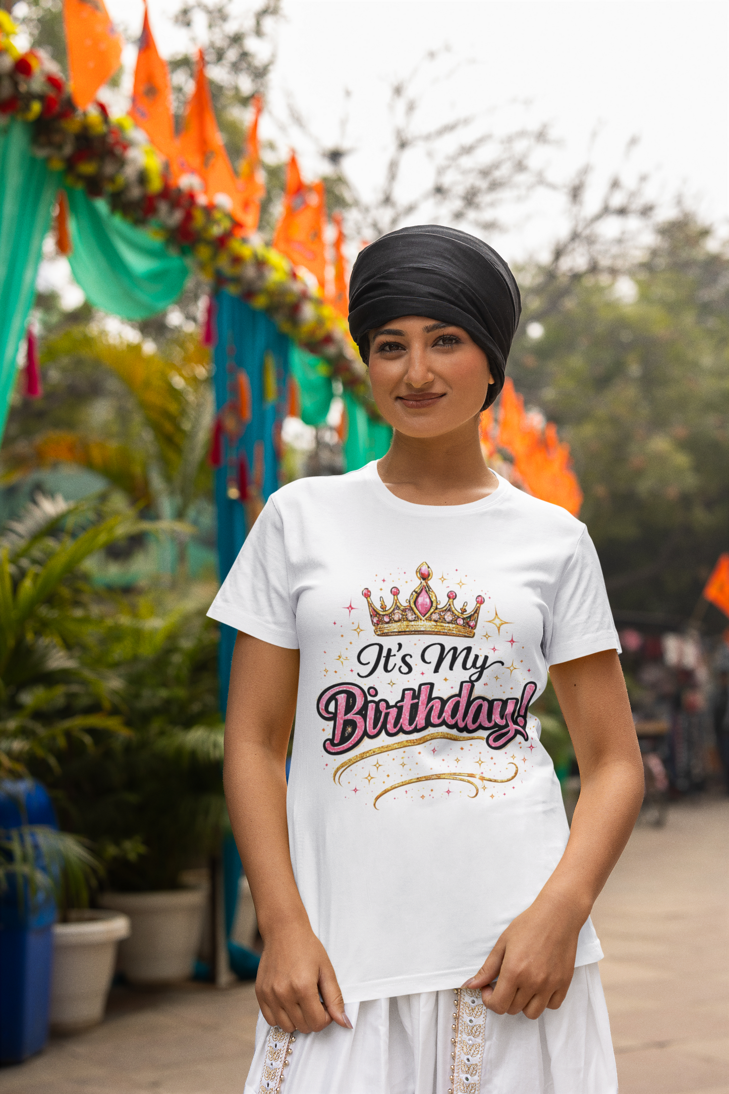 It’s My Birthday Crown Graphic T-Shirt – Birthday Girl Celebration Party Shirt for Women