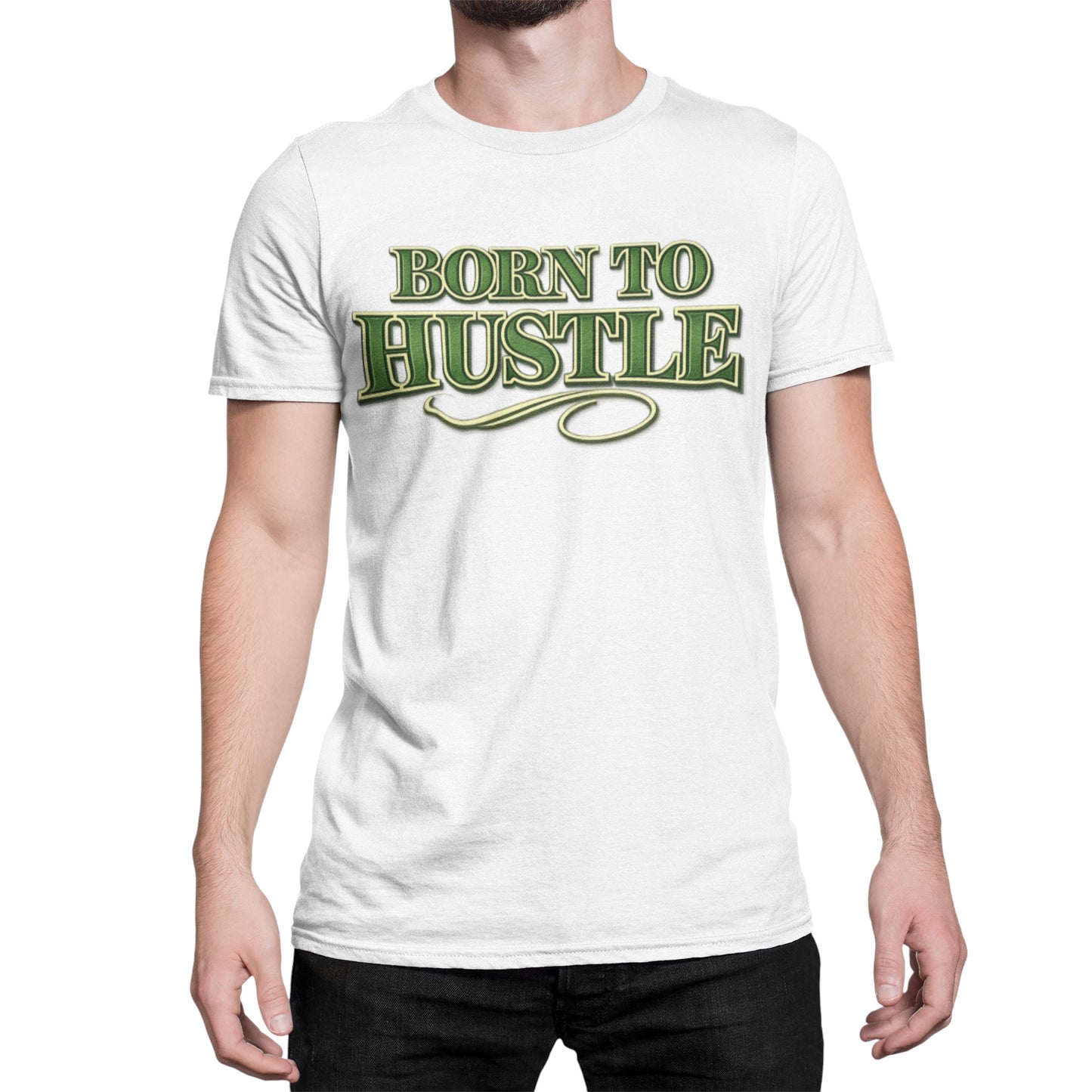 Born to Hustle Unisex T-Shirt | Motivational Graphic Tee | Entrepreneur Mindset Shirt | Hustle Culture Streetwear