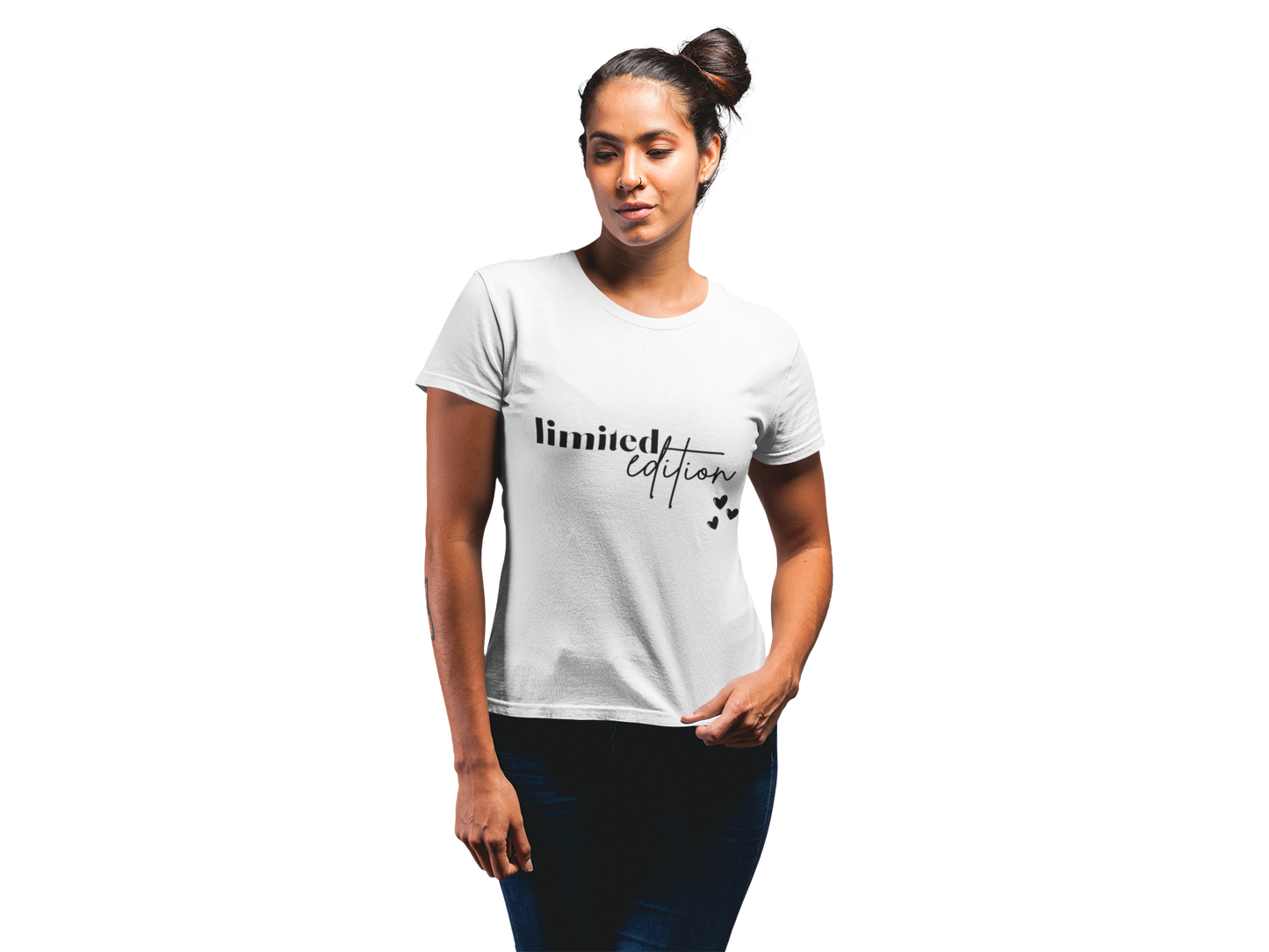 Limited Edition Hearts Graphic T-Shirt