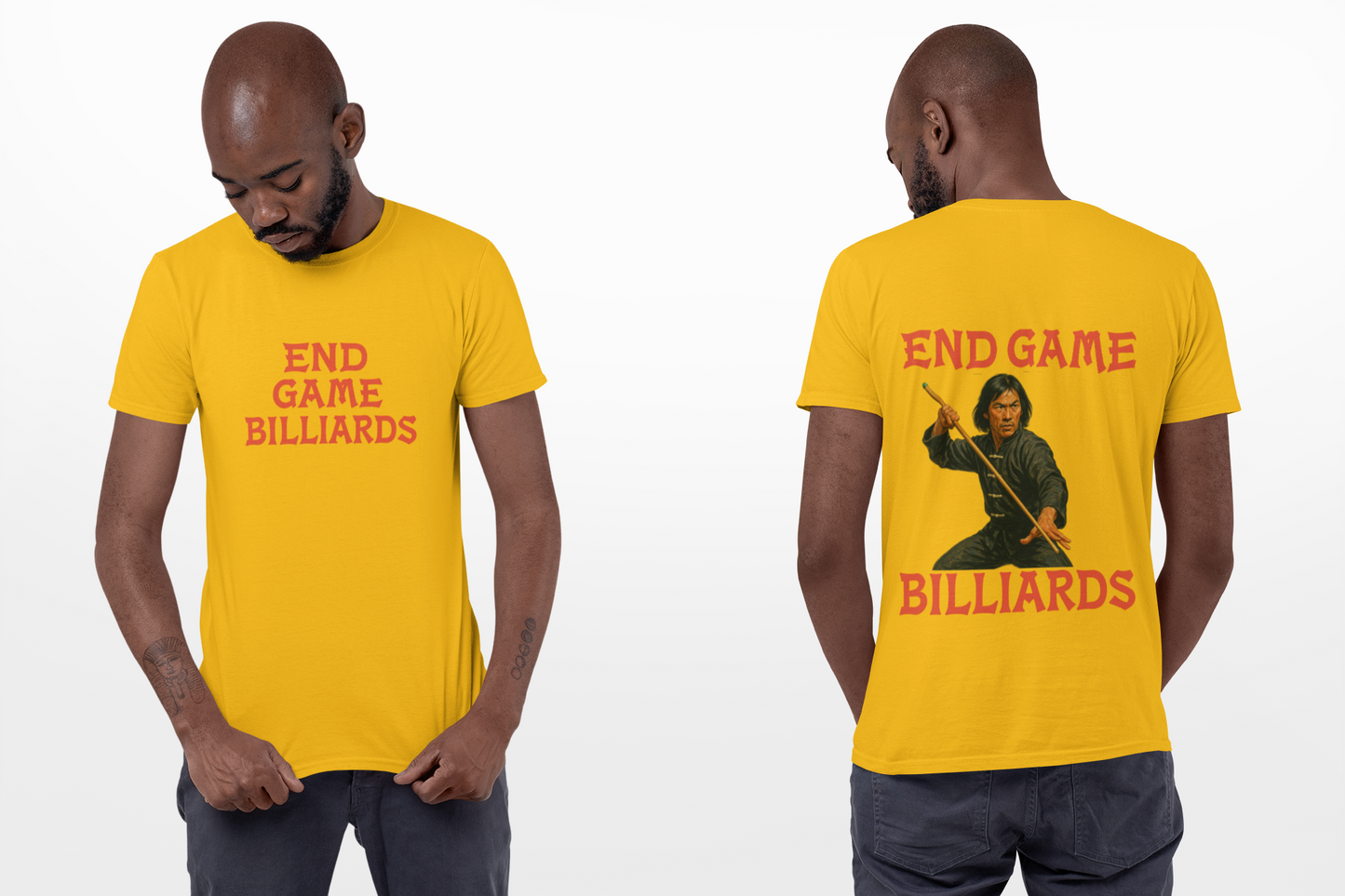End Game Billiards – Martial Arts Cue Master Tee