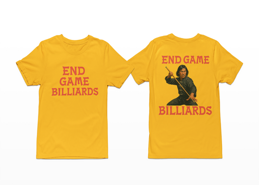 End Game Billiards – Martial Arts Cue Master Tee